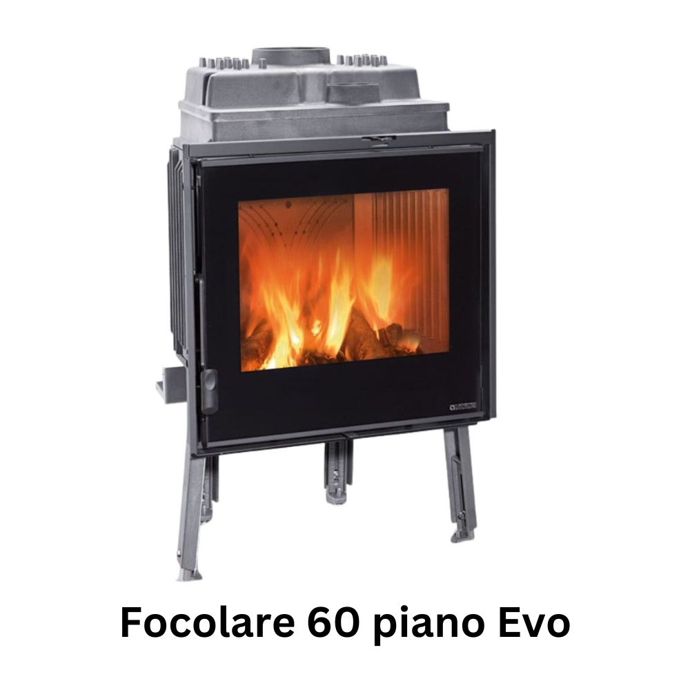 Italian Built-In Wood Fireplace